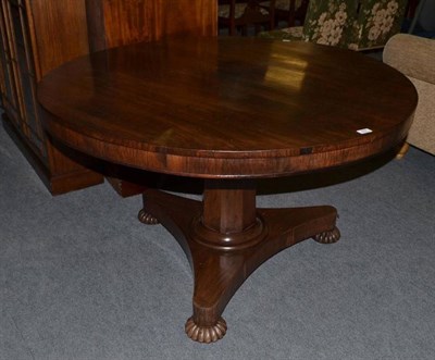 Lot 537 - Rosewood breakfast table