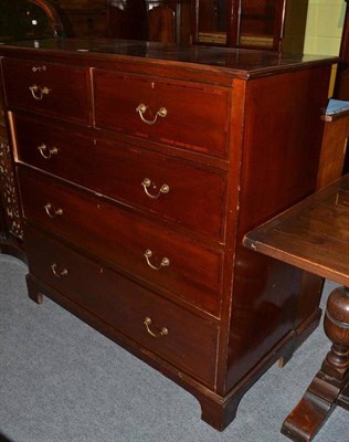 Lot 541 - An Edwardian mahogany four height chest