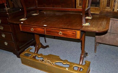 Lot 574 - Mahogany sofa table