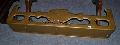 Lot 575 - Brass fender