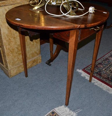 Lot 587 - Elm Pembroke table