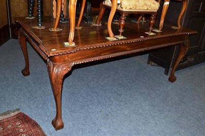 Lot 608 - Reproduction carved dining table