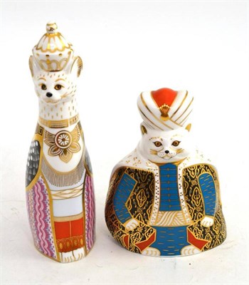 Lot 82 - Two Royal Crown Derby Royal Cats 'Persian' and 'Burmese'