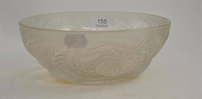 Lot 155 - René Lalique moulded glass bowl