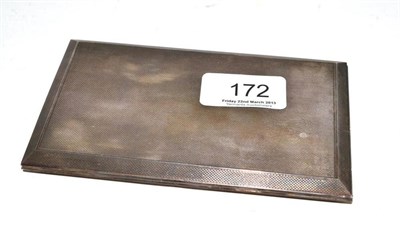 Lot 172 - An Asprey silver cigarette case