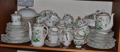 Lot 260 - Late Victorian tea set and Crown Staffordshire Kowloon pattern tea and dinner service