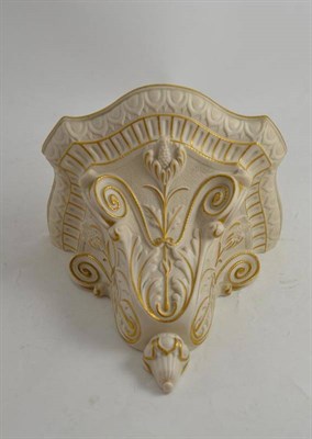 Lot 265 - Parian decorative wall bracket