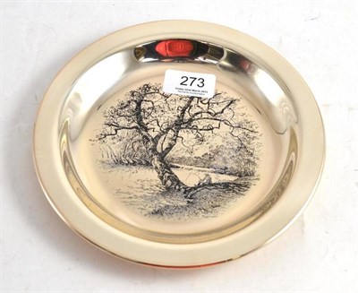 Lot 273 - James Wyeth limited edition silver circular plate