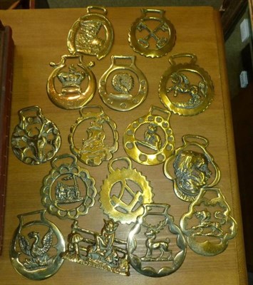 Lot 690 - Assorted books, musical scores, UFO books, two purses, horse brasses and a large framed oil on...