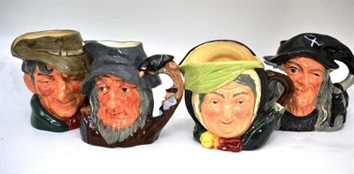 Lot 7 - Four assorted Royal Doulton character jugs