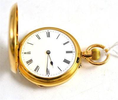 Lot 76 - An 18ct gold lady's pocket watch