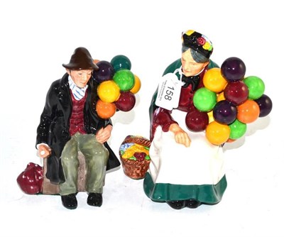 Lot 158 - Two Doulton balloon sellers