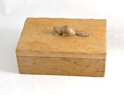 Lot 235 - A ";Beaverman"; oak box
