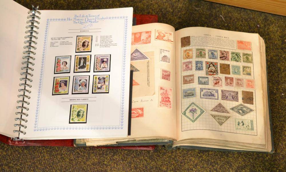 Lot 259 - A 1930's Wanderer stamp album with contents including GB, Commonwealth, World & China; The Life...