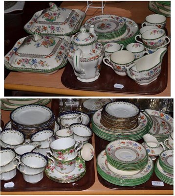 Lot 375 - Copeland Spode 'Chinese Rose' tea/dinner services, Royal Staffordshire tea service and another part