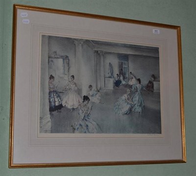 Lot 465 - After Sir William Russell Flint, ladies fitting dresses, signed print