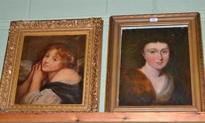 Lot 468 - Early 19th century oil portrait and an oil portrait after Grenze