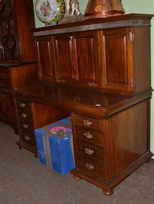 Lot 519 - Late 19th century estate managers desk