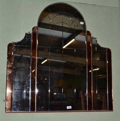 Lot 536 - Art Deco style skyscraper mirror