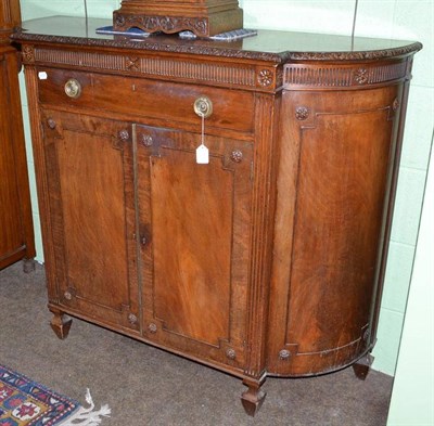 Lot 632 - 19th century mahogany hall cupboard with gilt metal mounts