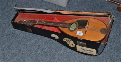 Lot 51 - A mandolin (cased)