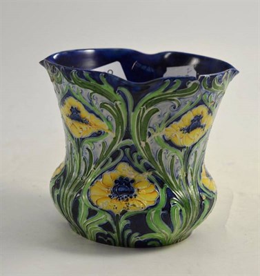 Lot 162 - A Macintyre Moorcroft Florian Ware cache pot (damaged)