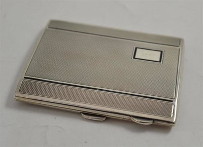 Lot 214 - A silver cigarette case