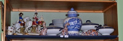 Lot 245 - A shelf of ceramics including a Royal Doulton Belmont part dinner service, a part tea service,...