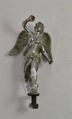 Lot 268 - A chromium plated Winged Nymph car mascot