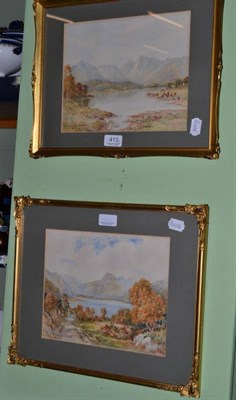 Lot 413 - R Cresswell Boak, two watercolour Lakeland scenes