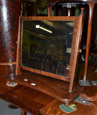 Lot 491 - An early 19th century mahogany toilet mirror