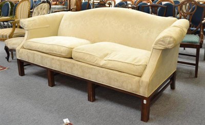 Lot 521 - A modern Georgian style sofa