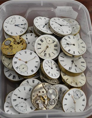 Lot 289 - A collection of pocket watch movements