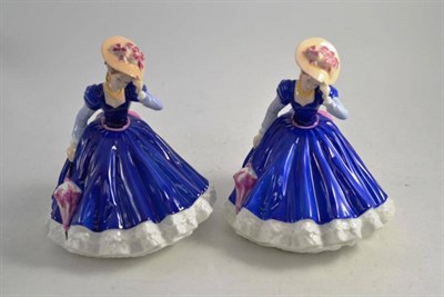 Lot 304 - Two Royal Doulton figures of 'Mary', HN3375 (boxed)