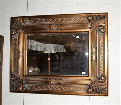 Lot 392 - A gilt framed mirror with ornate frame