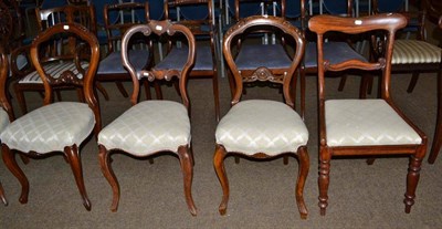 Lot 435 - Six various Victorian chairs