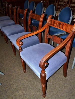 Lot 440 - Five chairs including one carver in the George IV style