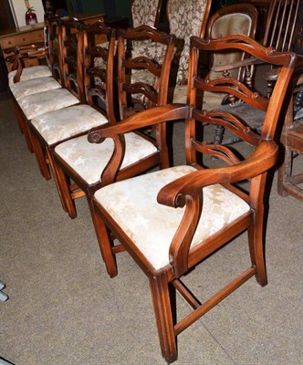 Lot 441 - Six ladder back chairs