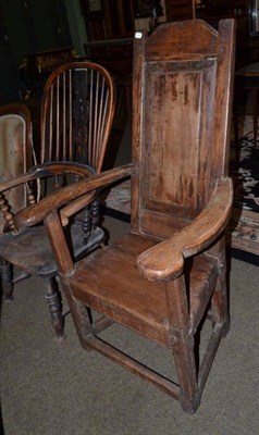 Lot 443 - An 18th century armchair
