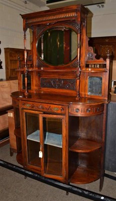 Lot 455 - Edwardian walnut chiffonier