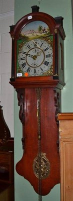 Lot 469 - A Continental mahogany wall clock