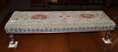 Lot 482 - 19th century upholstered foot stool