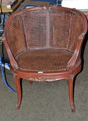 Lot 489 - Bergere armchair