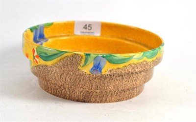 Lot 45 - A Clarice Cliff Canterbury Bells small bowl