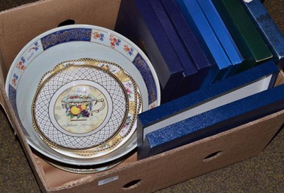 Lot 205 - Modern Imari large bowl, a pair of Spode limited edition plates 'Josephine', pair of Spode...