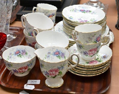 Lot 304 - Crown Staffordshire tea and breakfast service