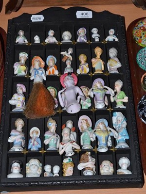 Lot 406 - Collection of porcelain pincushion torsos