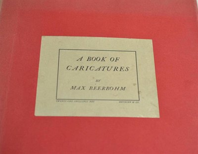 Lot 422 - A Book of Caricatures by Max Beerbohm
