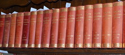 Lot 425 - Meyers Lexicon, twenty-one volumes, attractive leather bindings