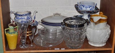 Lot 454 - Quantity of Victorian china and assorted glass